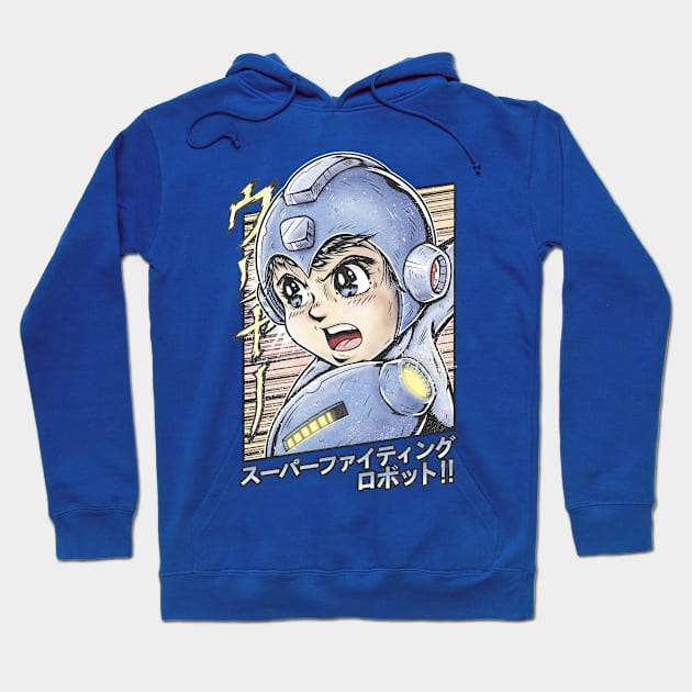 SUPER FIGHTING ROBOT Hoodie by Firebrander